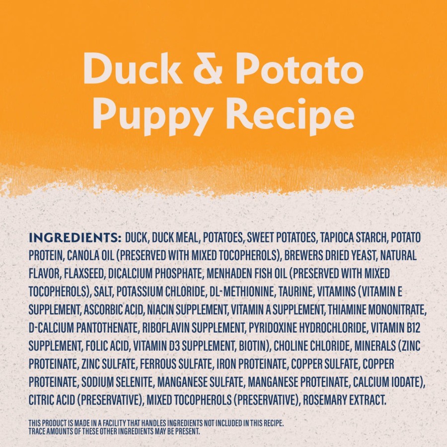 Dog Natural Balance Dry Food | Natural Balance Limited Ingredient Reserve Grain Free Duck & Potato Puppy Recipe Dry Dog Food