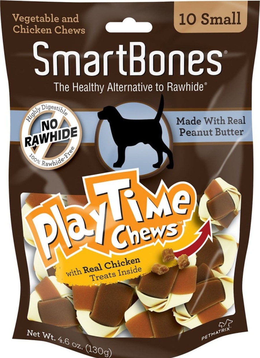 Dog SmartBones | Smartbones Playtime Small Peanut Butter Chews Dog Treats