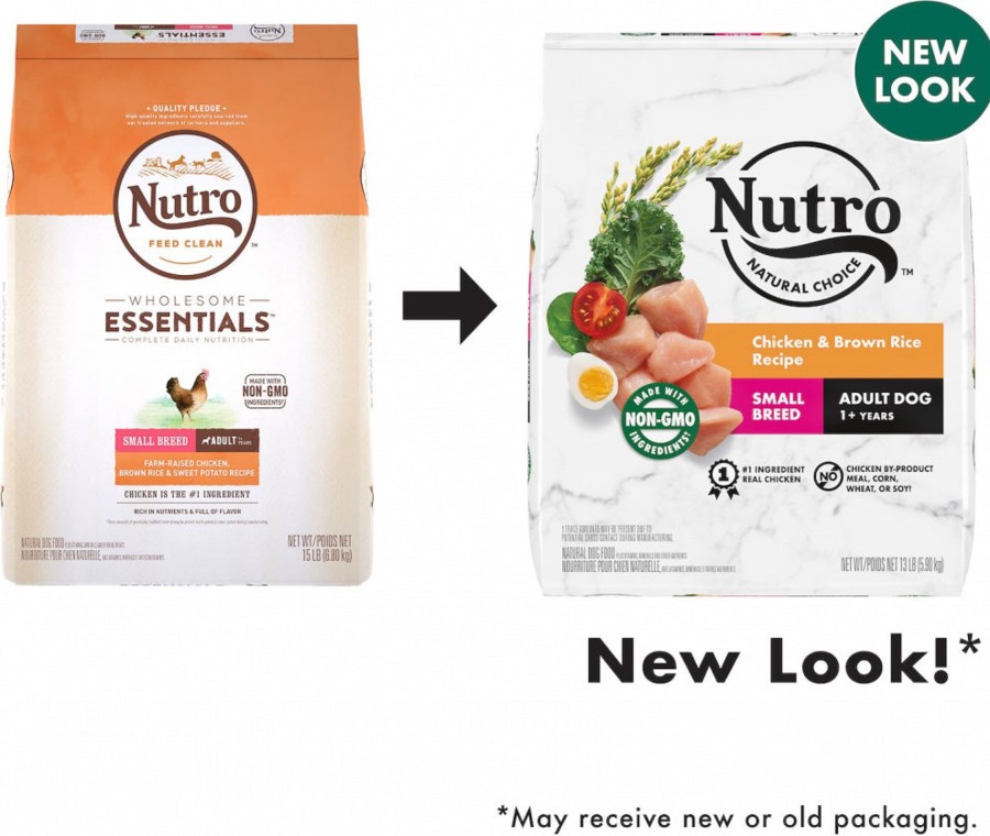 Dog Nutro | Nutro Wholesome Essentials Small Breed Adult Farm-Raised Chicken, Brown Rice & Sweet Potato Dry Dog Food