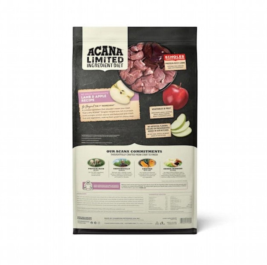 Dog ACANA Dry Food | Acana Singles, Lamb & Apple Recipe, Limited Ingredient Diet Dry Dog Food