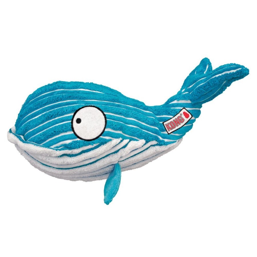 Dog KONG | Kong Cuteseas Whale Crinkle Dog Toy