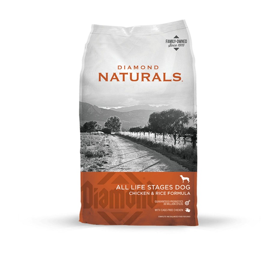 Dog Diamond Dry Food | Diamond Naturals Chicken & Rice Formula All Life Stages Dry Dog Food