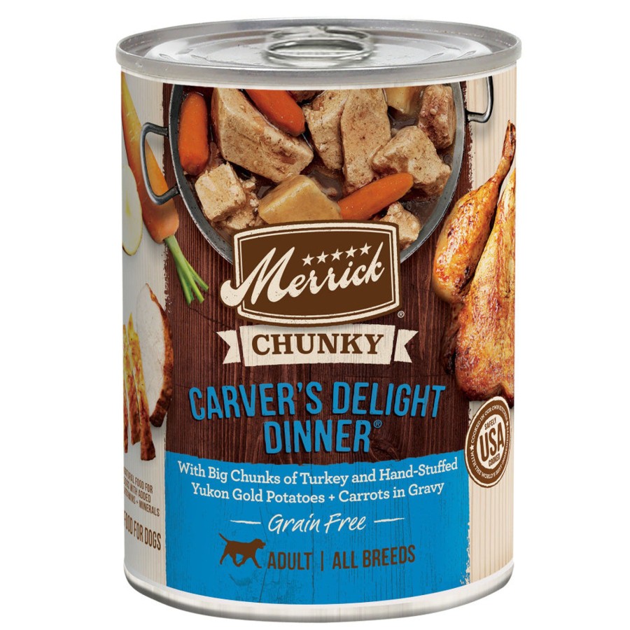 Dog Merrick Wet Food | Merrick Grain Free Chunky Carvers Delight Dinner Canned Dog Food