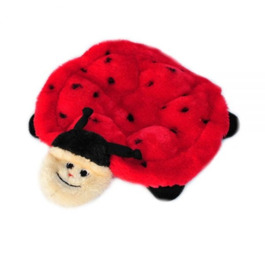 Dog ZippyPaws | Zippypaws Squeakie Crawler Betsey The Ladybug Plush Dog Toy