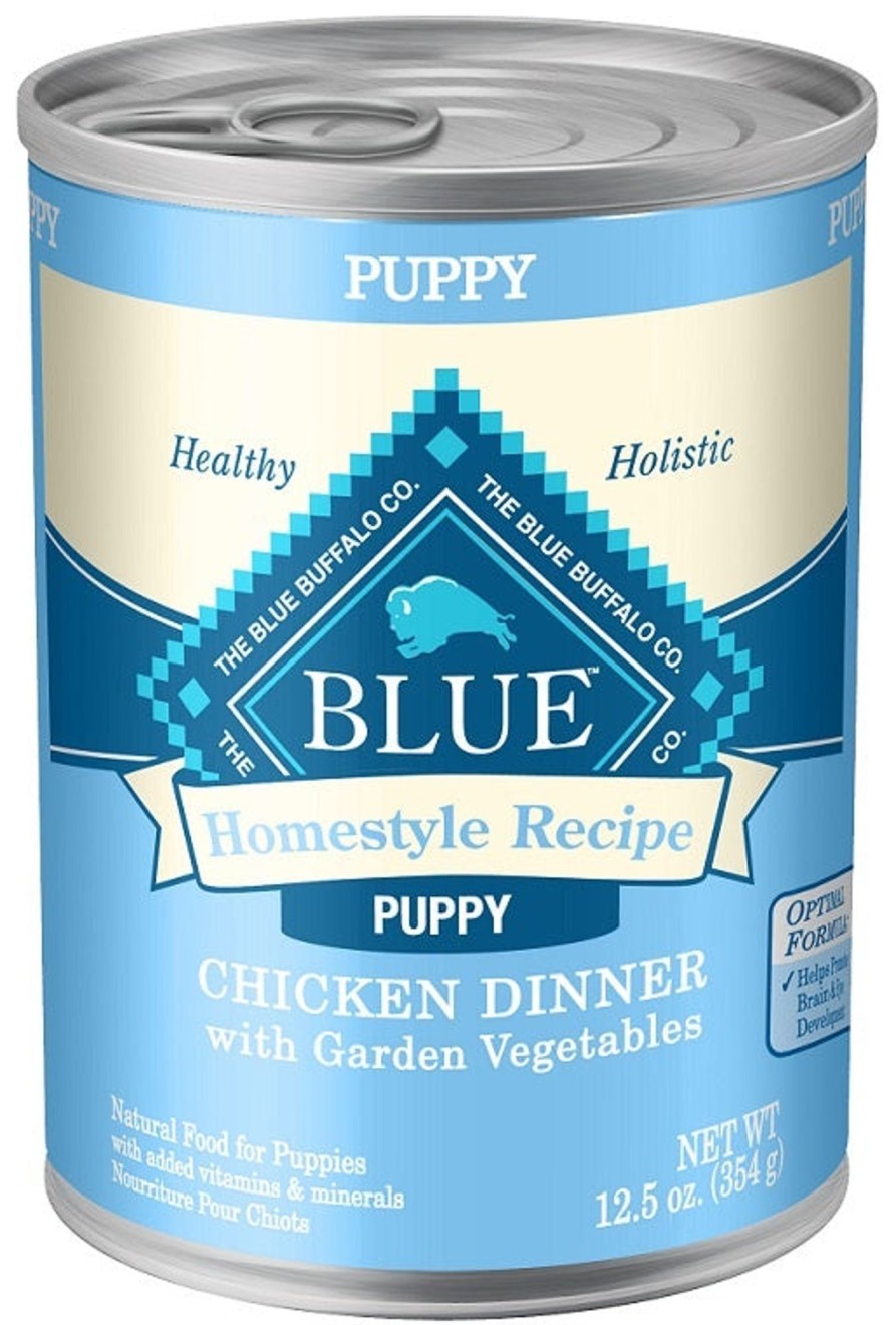 Dog Blue Buffalo | Blue Buffalo Homestyle Recipe Puppy Chicken Dinner With Garden Vegetables Canned Dog Food