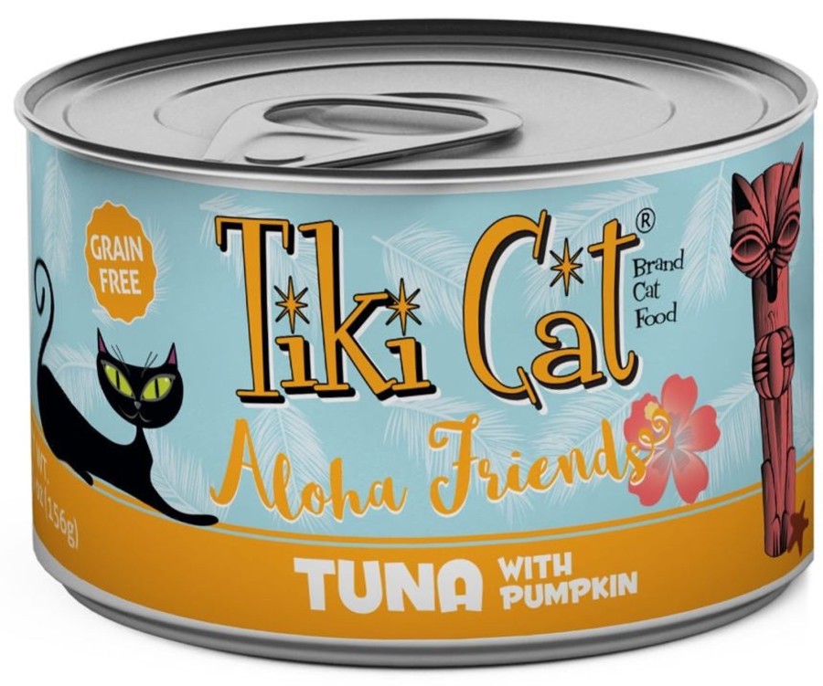 Cat Tiki Cat Wet Food | Tiki Cat Aloha Friends Grain Free Tuna With Pumpkin Canned Cat Food