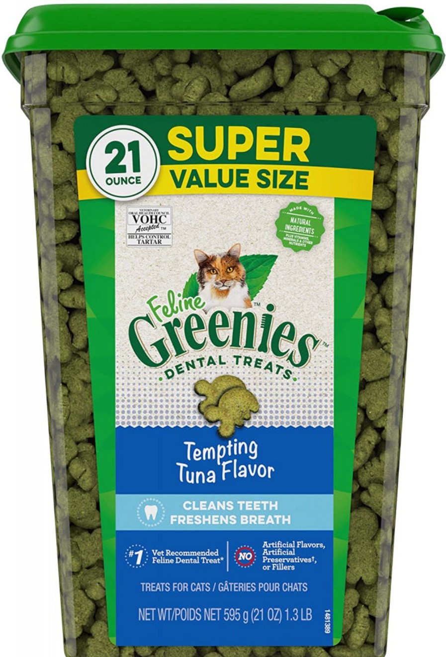 Cat Greenies | Greenies Feline Dental Tempting Tuna Flavor Cat Treats