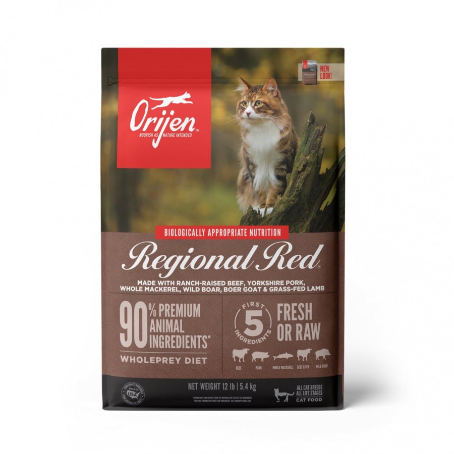 Cat ORIJEN Dry Food | Orijen Grain Free Regional Red Dry Cat Food