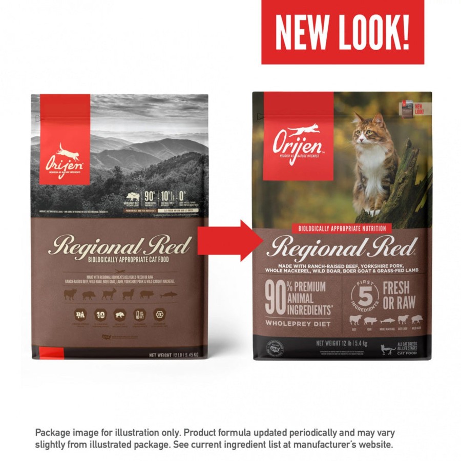 Cat ORIJEN Dry Food | Orijen Grain Free Regional Red Dry Cat Food