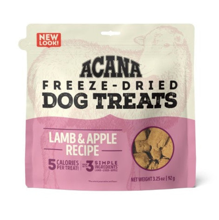 Dog ACANA | Acana Singles Freeze Dried Dog Treats Grain Free Lamb & Apple Recipe