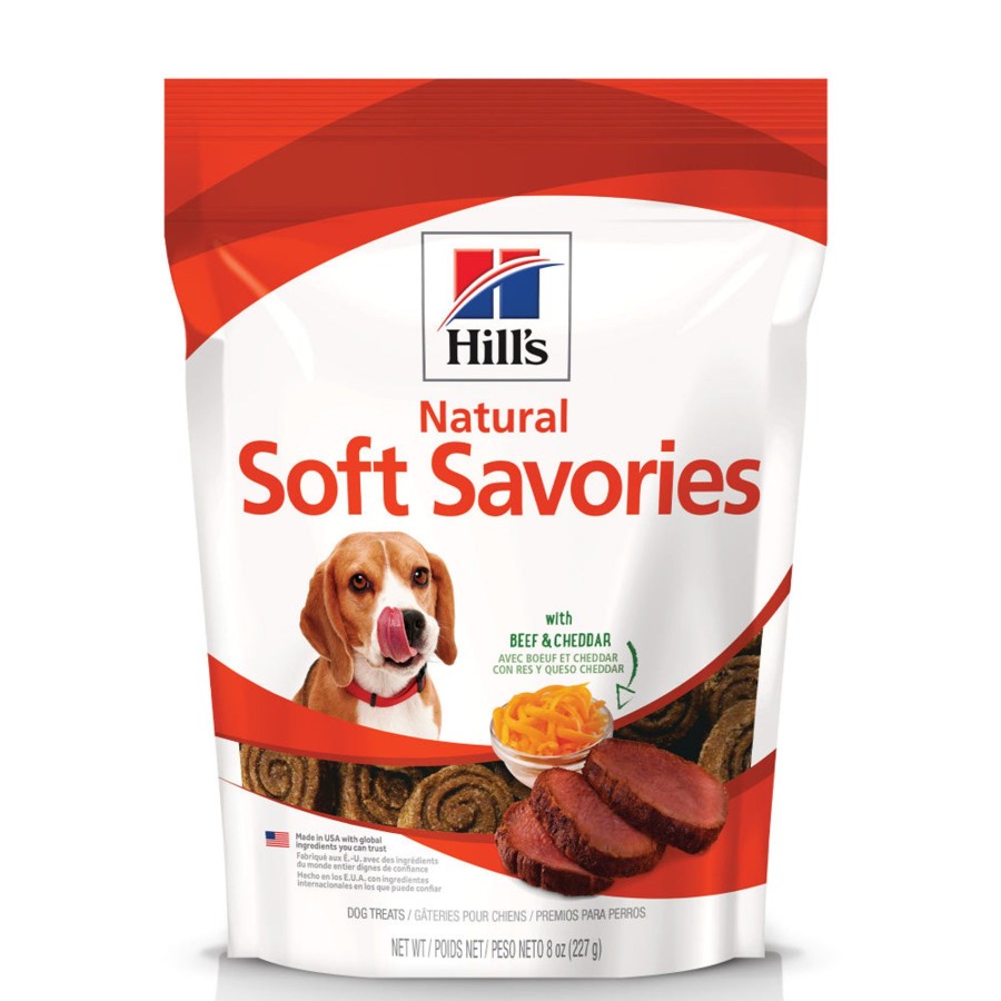 Dog Hill's Science Diet | Hill'S Science Diet Soft Savories Beef & Cheddar Dog Treats