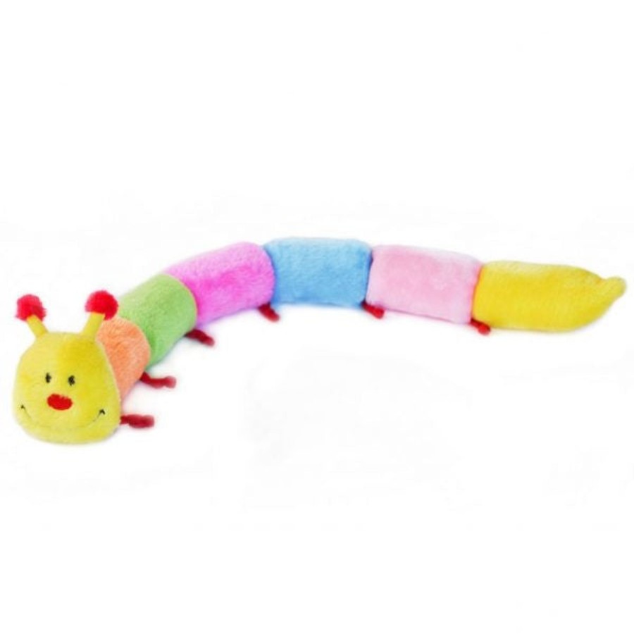 Dog ZippyPaws | Zippypaws 6 Blaster Squeaker Caterpillar Plush Dog Toy