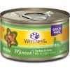 Cat Wellness Wet Food | Wellness Grain Free Natural Minced Turkey Entree Wet Canned Cat Food