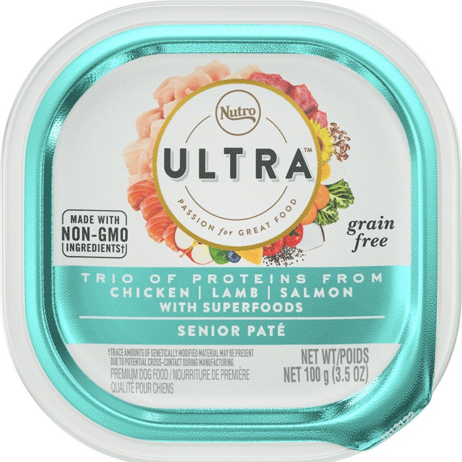 Dog Nutro | Nutro Ultra Senior Chicken, Lamb, & Salmon Pate Wet Dog Food