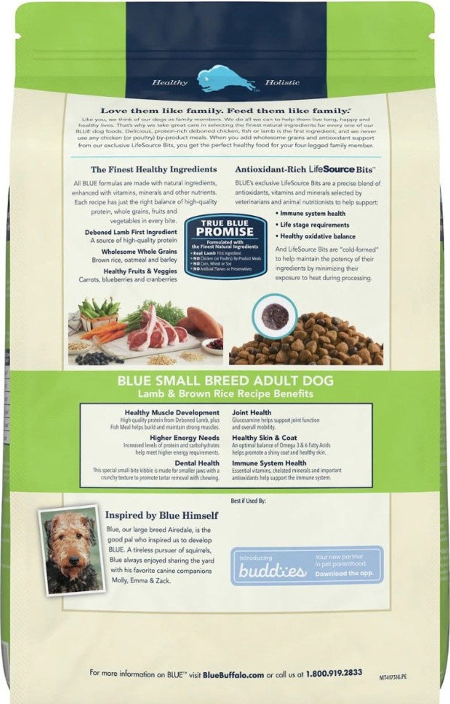 Dog Blue Buffalo Dry Food | Blue Buffalo Life Protection Formula Small Breed Adult Lamb & Brown Rice Recipe Dry Dog Food