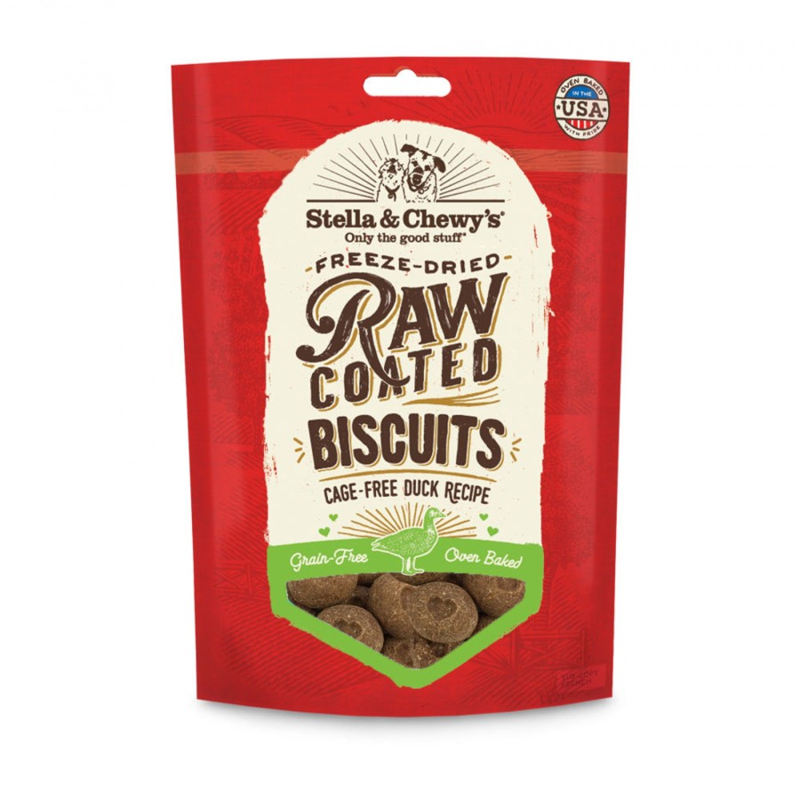 Dog Stella u0026 Chewy's Raw Natural Pet Food | Stella & Chewy'S Raw Coated Biscuits Cage Free Duck Recipe Dog Treats