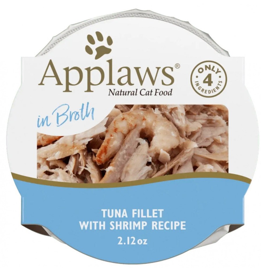 Cat Applaws Wet Food | Applaws Natural Wet Cat Food Tuna Fillet With Shrimp In Broth