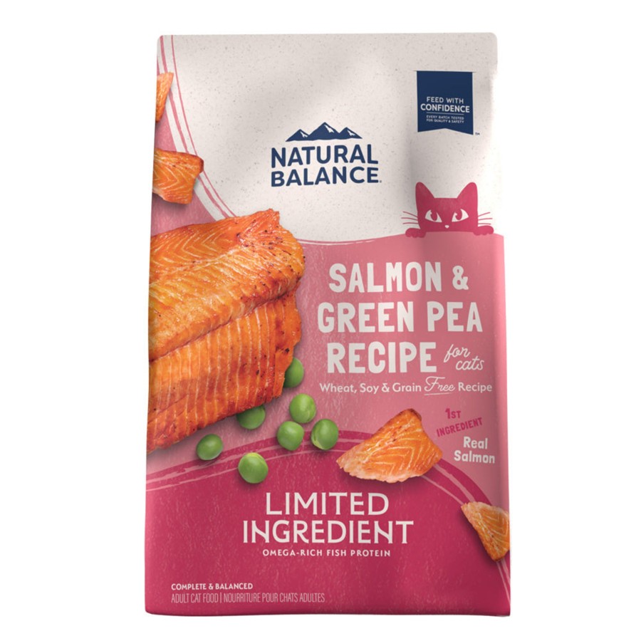 Cat Natural Balance Dry Food | Natural Balance Limited Ingredient Grain Free Salmon & Green Pea Recipe Dry Cat Food