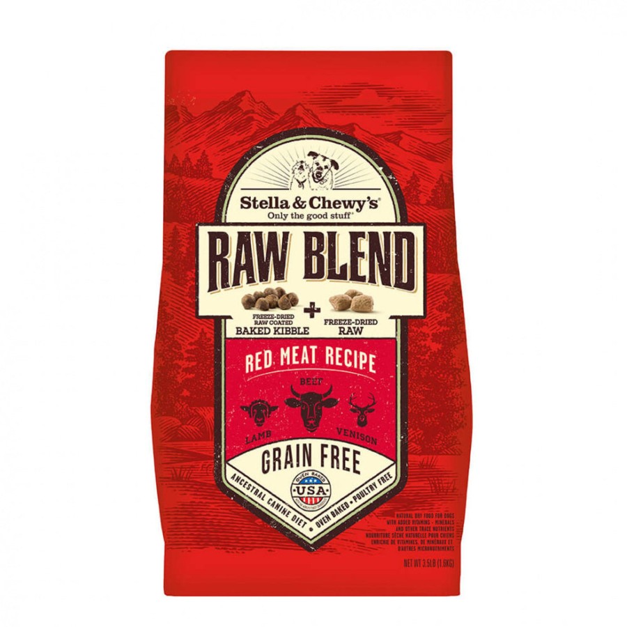 Dog Stella u0026 Chewy's Raw Natural Pet Food Dry Food | Stella & Chewy'S Raw Blend Kibble Red Meat Recipe Dry Dog Food