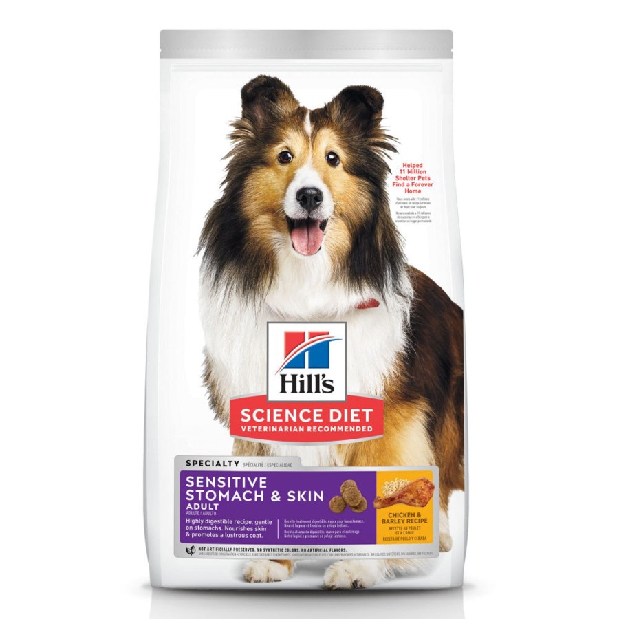 Dog Hill's Science Diet Dry Food | Hill'S Science Diet Adult Sensitive Stomach & Skin Chicken & Barley Recipe Dry Dog Food