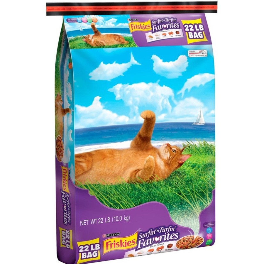 Cat Friskies Dry Food | Friskies Surfin Andturfin Favorites Dry Cat Food