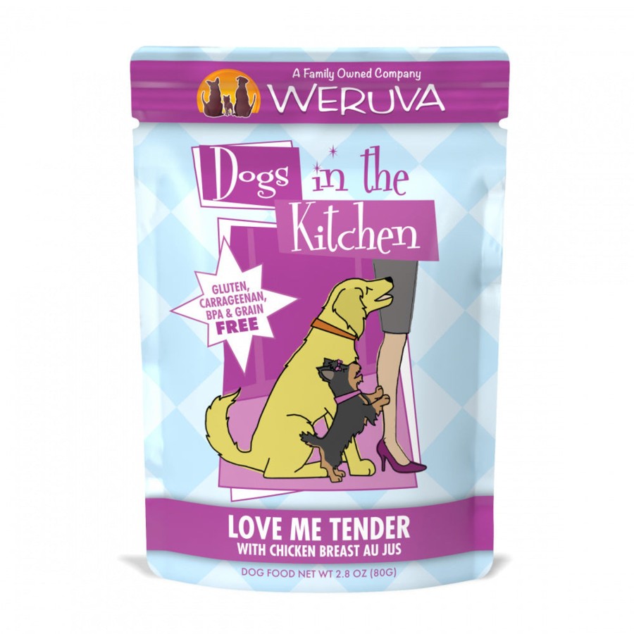 Dog Weruva | Weruva Dogs In The Kitchen Love Me Tender Grain Free Chicken Dog Food Pouch