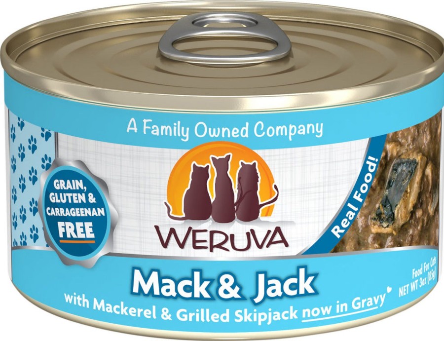 Cat Weruva Wet Food | Weruva Mack And Jack With Mackerel And Grilled Skipjack Canned Cat Food