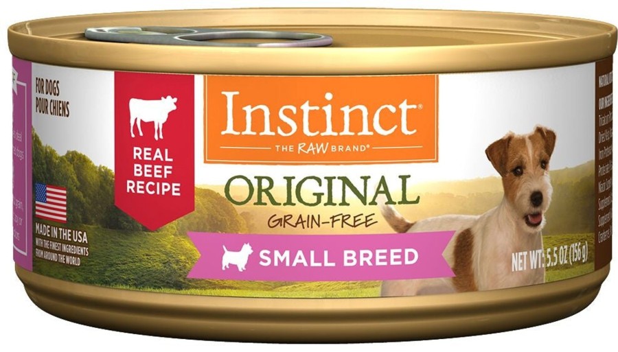 Dog Nature's Variety | Instinct Small Breed Grain Free Real Beef Recipe Natural Canned Dog Food