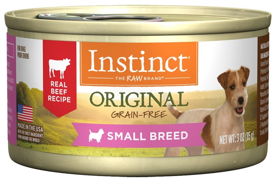 Dog Nature's Variety | Instinct Small Breed Grain Free Real Beef Recipe Natural Canned Dog Food