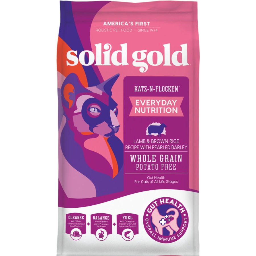 Cat Solid Gold Dry Food | Solid Gold Katz-N-Flocken Dry Cat Food