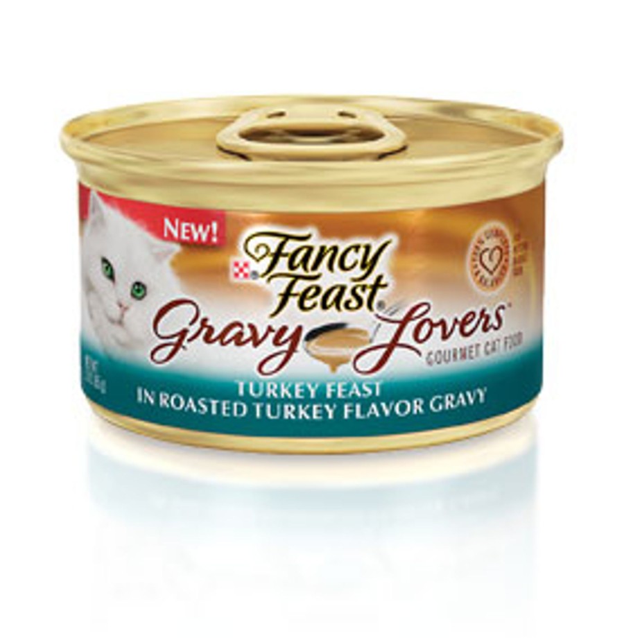 Cat Fancy Feast Wet Food | Fancy Feast Gravy Lovers Turkey Canned Cat Food