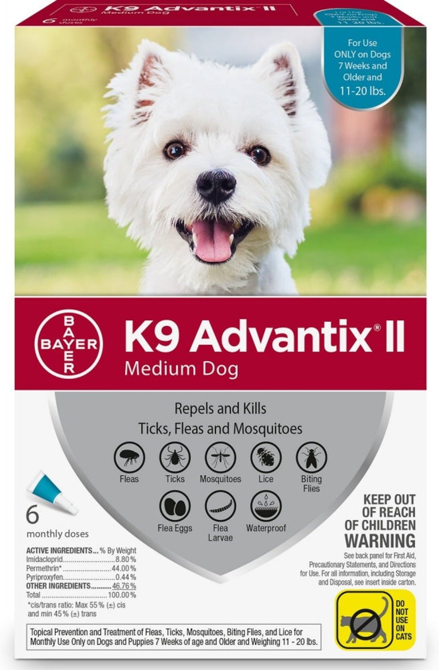 Dog K9 Advantix II | Elanco K9 Advantix Ii Medium Dog