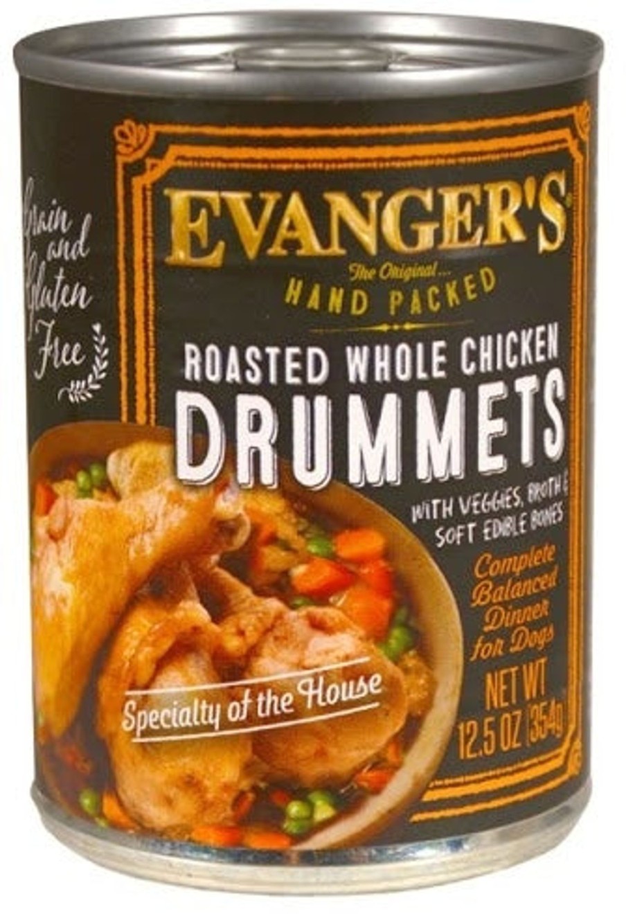 Dog Evangers | Evangers Super Premium Hand Packed Roasted Chicken Drumett Canned Dog Food