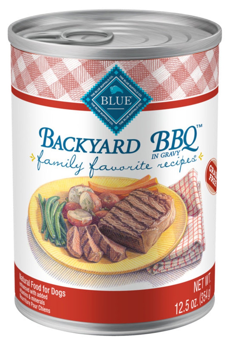 Dog Blue Buffalo Wet Food | Blue Buffalo Family Favorite Recipes Backyard Bbq Canned Dog Food