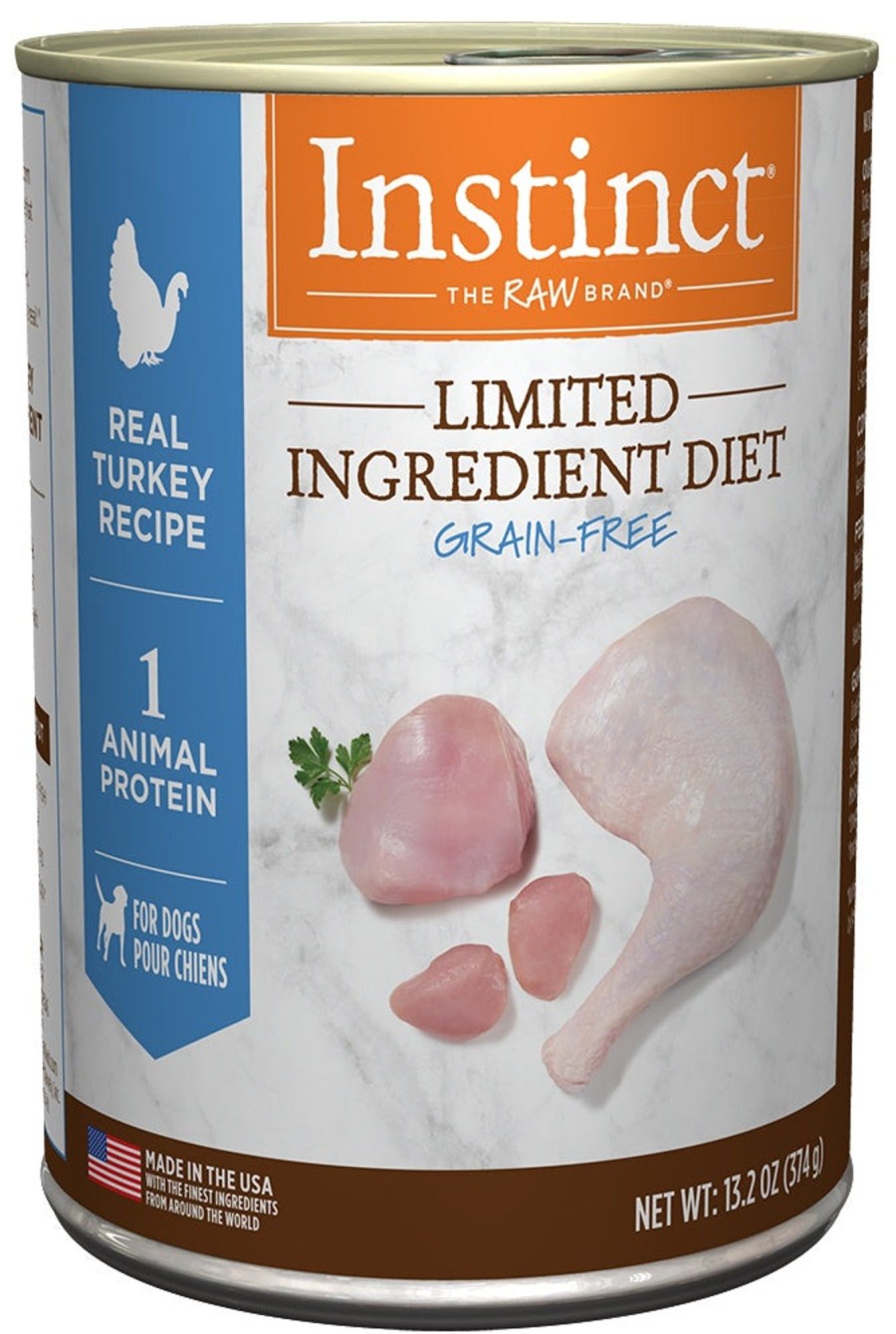 Dog Nature's Variety Wet Food | Instinct Grain Free Lid Turkey Canned Dog Food