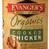 Dog Evangers Wet Food | Evangers 100% Organic Cooked Chicken Canned Dog Food