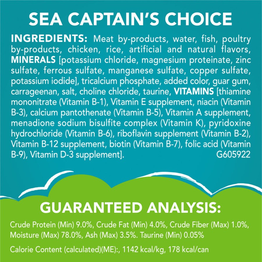 Cat Friskies Wet Food | Friskies Pate Sea Captains Choice Canned Cat Food