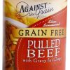 Dog Against the Grain Wet Food | Against The Grain Pulled Beef With Gravy Canned Dog Food