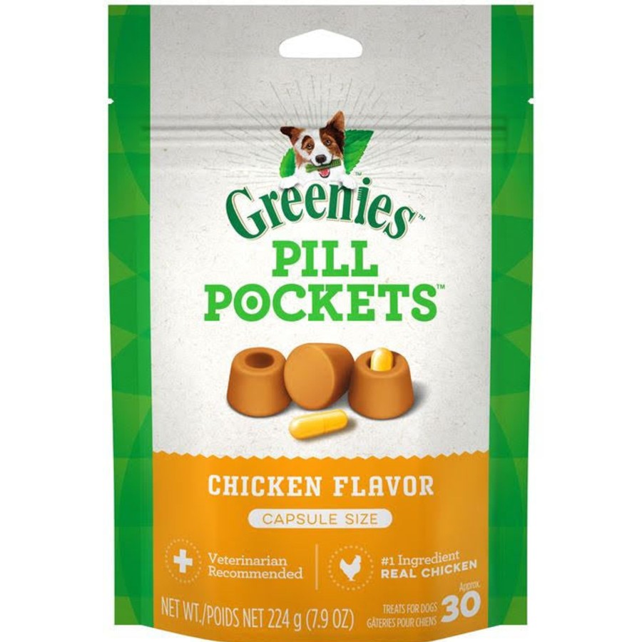 Dog Greenies | Greenies Pill Pockets Canine Chicken Flavor Dog Treats