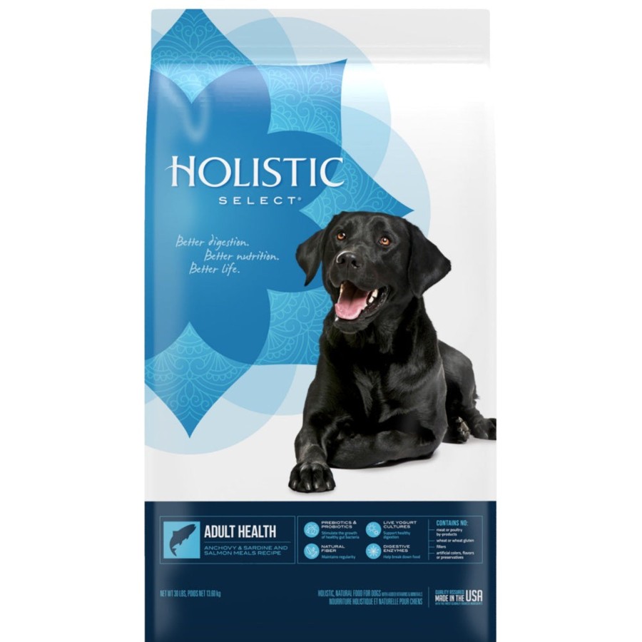 Dog Holistic Select | Holistic Select Natural Adult Health Anchovy, Sardine, And Salmon Meal Recipe Dry Dog Food