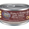 Cat NutriSource Wet Food | Nutrisource Grain Free Turkey & Turkey Liver Select Canned Cat Food