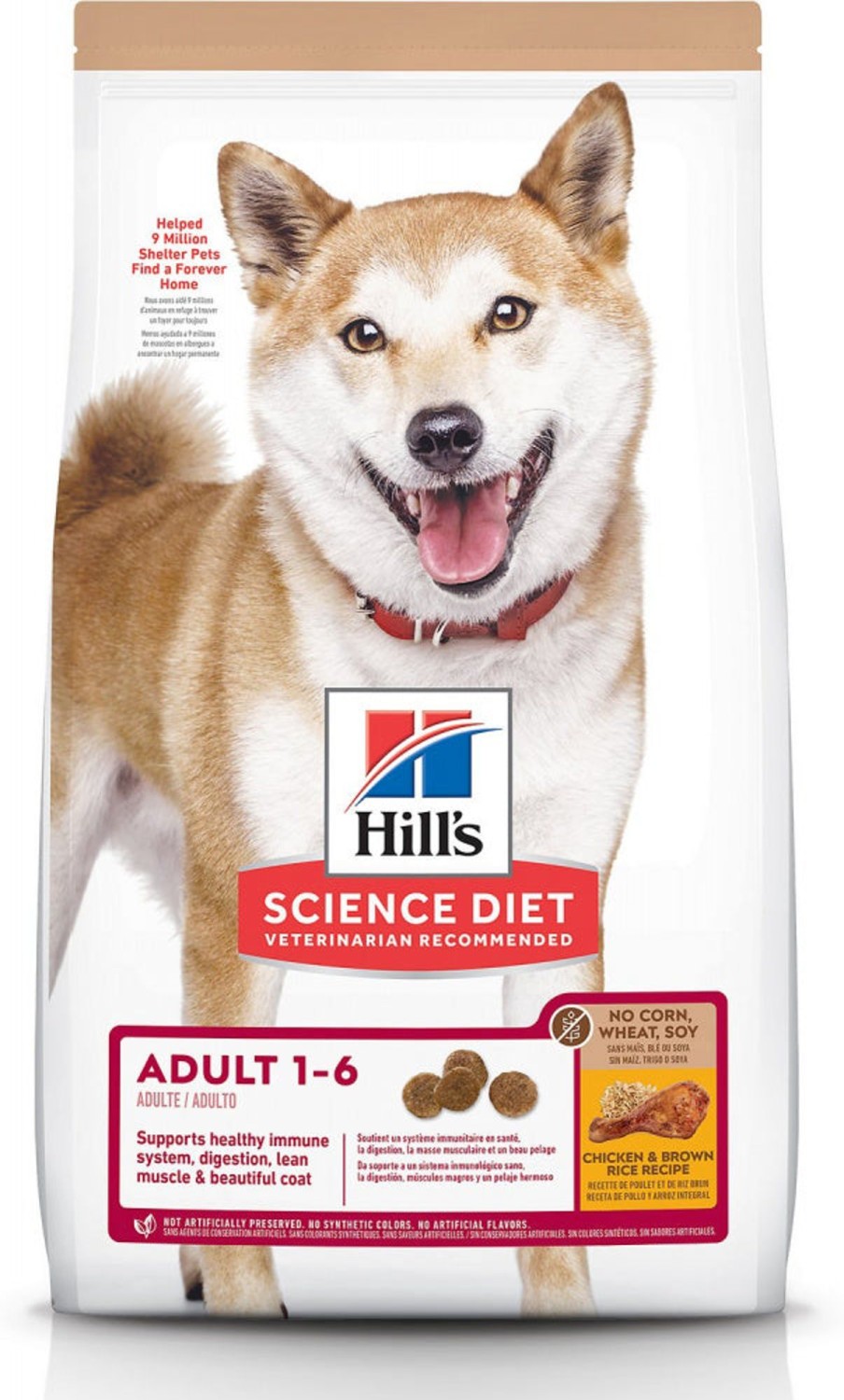 Dog Hill's Science Diet Dry Food | Hill'S Science Diet Adult No Corn, Wheat, Or Soy Chicken & Brown Rice Recipe Dry Dog Food