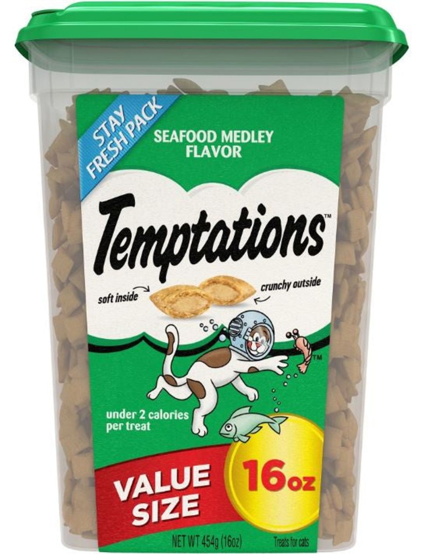 Cat TEMPTATIONS | Temptations Seafood Medley Flavor Cat Treats