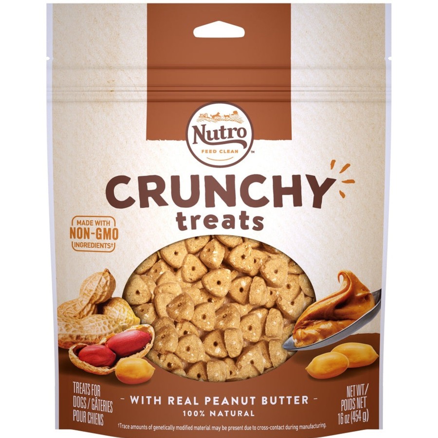 Dog Nutro | Nutro Crunchy Treats With Real Peanut Butter Dog Treats