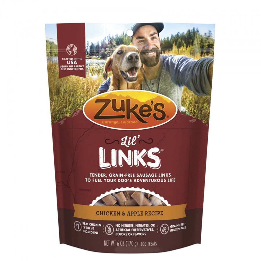 Dog Zukes | Zukes Lil' Links Grain Free Chicken And Apple Recipe For Dogs