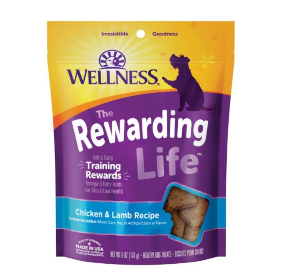 Dog Wellness | Wellness Natural Grain Free Wellbites Chicken And Lamb Recipe Dog Treats