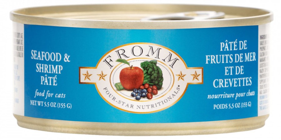 Cat Fromm Wet Food | Fromm Four Star Seafood & Shrimp Pate Canned Cat Food