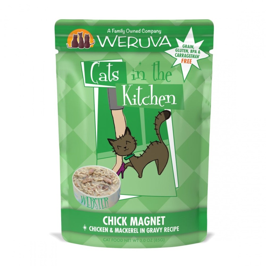 Cat Weruva Wet Food | Weruva Cats In The Kitchen Chick Magnet Pouches Wet Cat Food