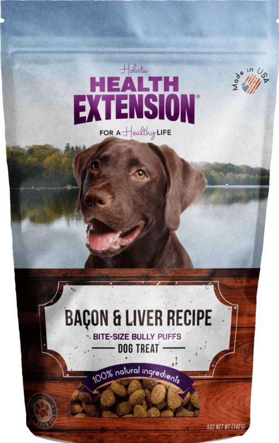 Dog Health Extension | Health Extension Bully Puffs Bacon And Liver Dog Treats