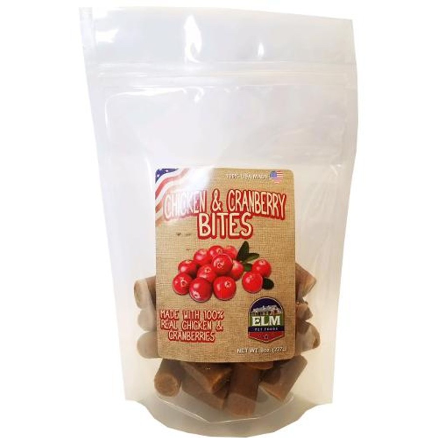 Dog Elm Pet Foods | Elm Pet Foods Chicken & Cranberry Bites